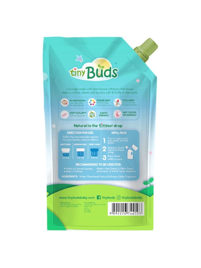 Tiny Buds Natural Fabric Softener for Babies Pouch edamama